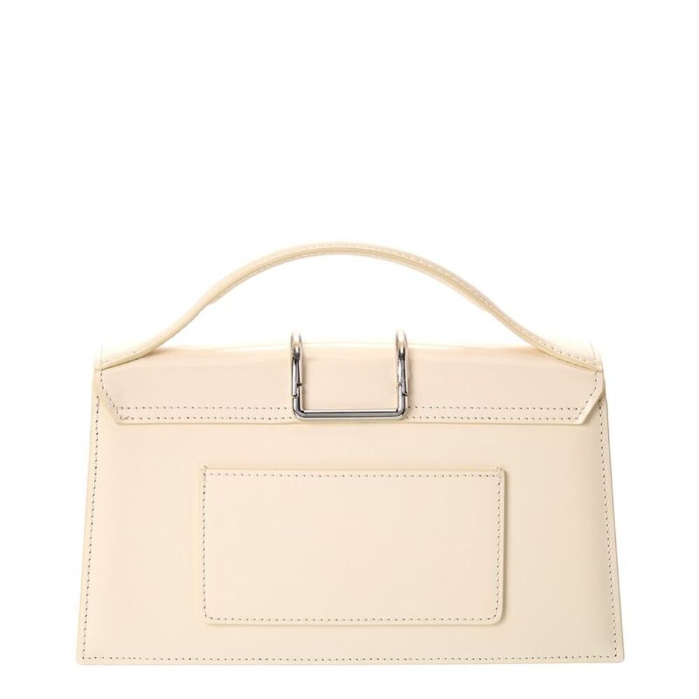 Jacquemus Bambino Large Leather Shoulder Bag, White - Picture 2 of 5